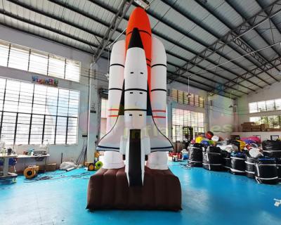 China EN71 multi roter Rocket Air Characters Advertising Inflatables zu verkaufen