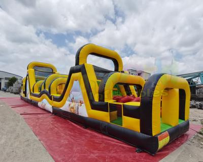 China 0.55mm PVC Tarpaulin Inflatable Obstacle Course For Advertisement for sale