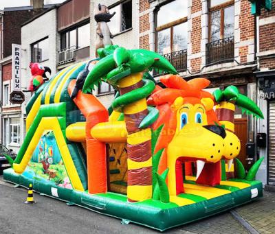 China 13.2X4.7X3M Inflatable Obstacle Course Playground Bounce House for sale