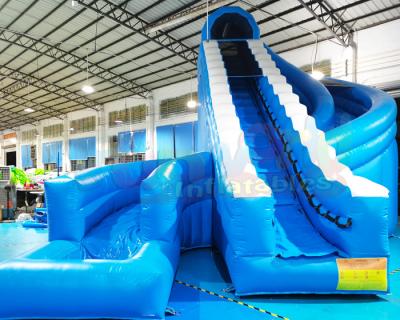 China 0.55mm PVC Tarpaulin Inflatable Slide Bouncer For Pool for sale