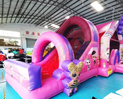 China 1000D PVC Commercial Combo Bounce House Playground Doll Bouncy Castle for sale