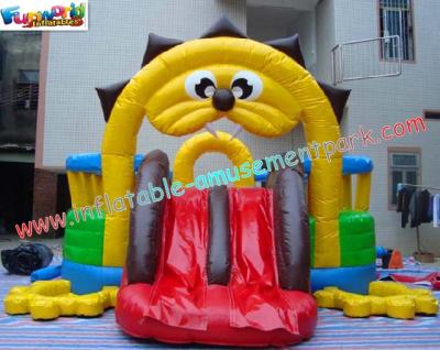 China Cool Commercial Inflatable Amusement Park Play Centers 6L x 6W x 4H Meter for toddlers for sale