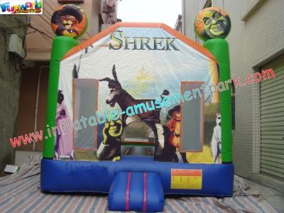 China Rey inflable de la diapositiva de Shrek de los niños de los castillos animosos de los castillos para el anuncio publicitario, uso en el hogar en venta