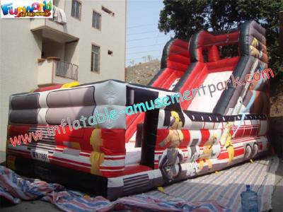 China Outdoor Large 0.55mm PVC tarpaulin Inflatable Commercial Inflatable Slide for Kids Playing for sale