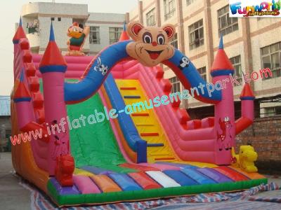 China Outdoor Durable Cute Inflatable Commercial Inflatable Slide, jumping slide for rental for sale