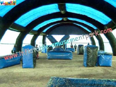China 0.55mm PVC tarpaulin inflatable paintball tent, paintball field tent, paintball bunker for sale