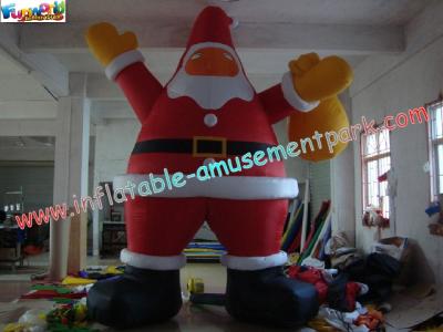 China Cool Snowman Inflatable Christmas Decorations 2 to 8 Meter high, 420D PVC coated nylon for sale