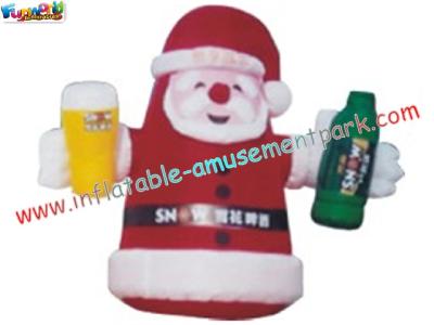 China El muñeco de nieve, PVC de Papá Noel 420D cubrió las decoraciones inflables de nylon de la yarda de la Navidad en venta