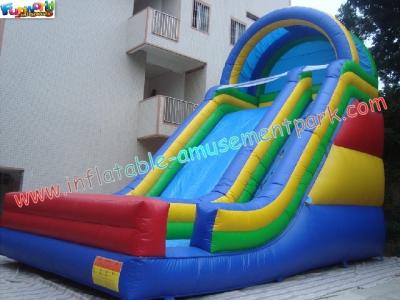 China 0.55mm PVC Commercial Inflatable High Slides For Outdoor And Backyard Use 9x 5 x 8M for sale