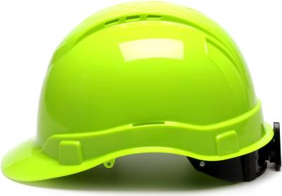 China 4 Point Ratchet Head Protection Helmet 432g Cap Style Hard Hat for sale