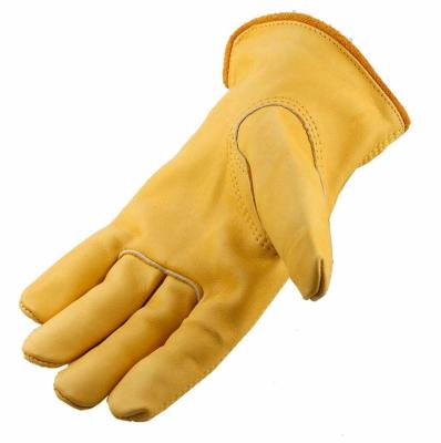China EN420 Full Grain Motorcycle Cowhide Leather Work Gloves for sale