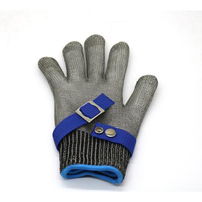 China Butcher Rustproof Steel Mesh Gloves For Kitchen Cutting LEVEL 9 for sale
