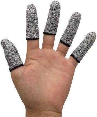 China EN420 EN388 cortó guantes resistentes nivela el índice Pinky Anti Cut Finger Protector de 5 HPPE en venta