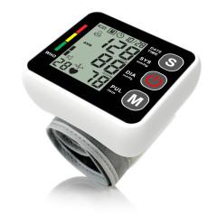 China LCD BP Digital Esfigmomanômetro Pressão arterial Monitor de batimento cardíaco Pulso Meter à venda