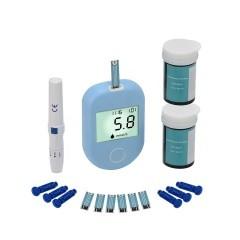 China Handheld Medical Device Consumables Blood Glucose Meter With Strips for sale