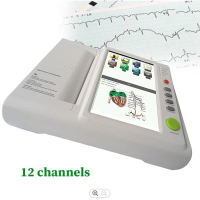 China Medical Emergency Clinics Apparatuses 3 Channel Electrocardiogram for sale