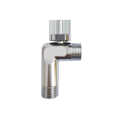 China Toilet Water 90 Degree 1/2 3/8 Brass Angle Stop Cock Valve for sale