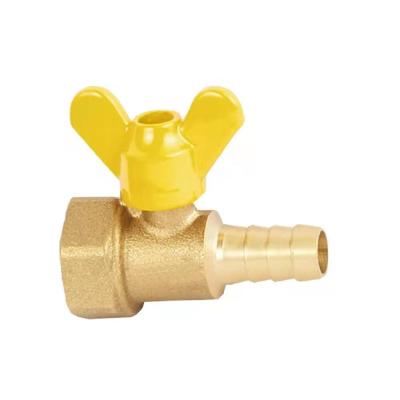 中国 Factory Supply low price Brass gas butterfly valve 販売のため