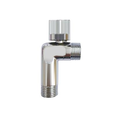China promotion Bathroom Toilet Connector Chrome Plated Brass 1/2 Angle Valve for sale