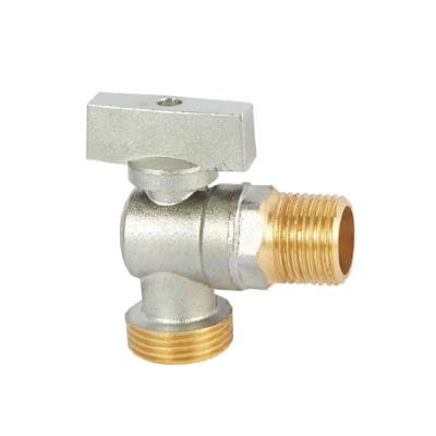 China 1/2 brass water angle valve with ABS plastic handle for sale