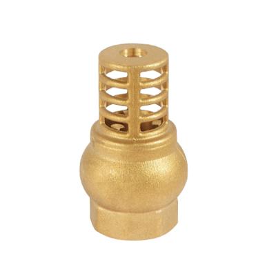 China OEM brass foot valve very low pressure air check valve 12 inch Te koop
