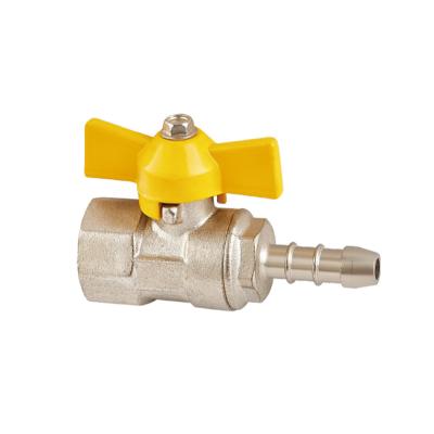 China hose connector brass gas valve for gas heater Mexico market valves for sale