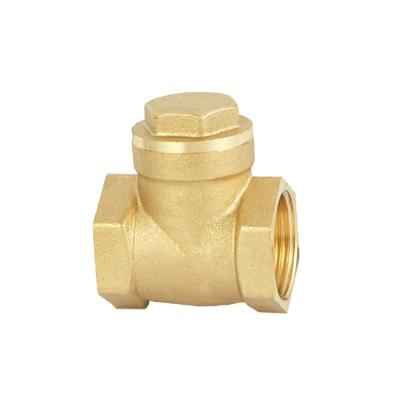 Κίνα 1/2, 3/4,11/4, 11/2 inch sandwich Horizontal Swing brass spring check valve προς πώληση