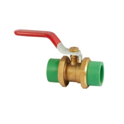 Chine Good Quality PPR Pipe Fittings Double Union Ball Valve à vendre
