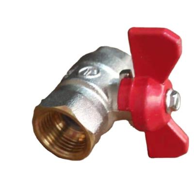 China butterfly copper dn15-dn50 gas ball valve supplier for sale