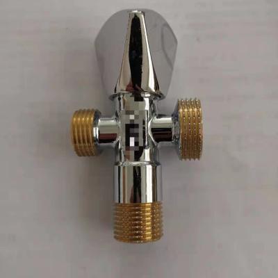 China 2021 decor zinc alloy angle valve 2-ways garden faucet for sale