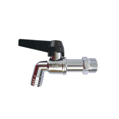 China HTL OEM BRASS BALL BIBCOCK TAP WITH PLATING NICKEL faucet for sale