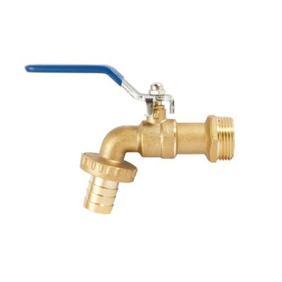 China Canada washing faucet china low price selling brass bibcock tap with abs handle for sale