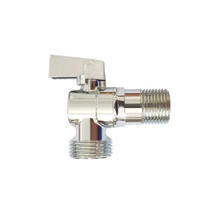 China Commercial 15mm Port WC Angle Valve Triangle Washing Machine Angle Valve for sale
