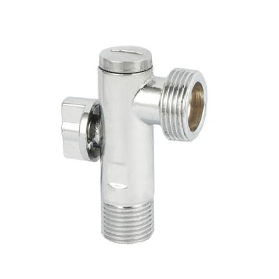 China OEM Chrome Plated Brass Angle Valve 3/4 inch angle valve Anti Leakage for sale