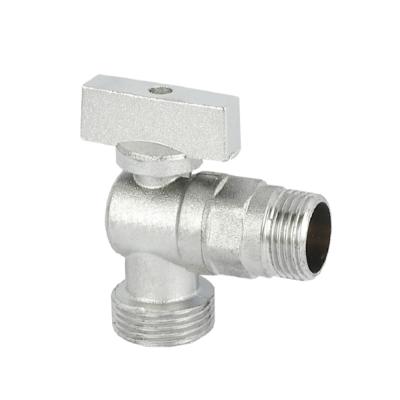 China NPT Thread faucet Angle Valve Chrome Angle Stop Valves 3/8inch for sale