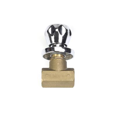 China 1/2inch Manual Concealed Stop Valve Brass Concealed Stop Cock Anti Wear for sale