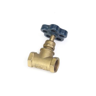 China Cross Butt Welding Oblique DN20 Brass Stop Valve Abrasion Proof for sale