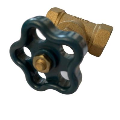 China Non Rusting  3/4inch Brass Water Stop Valve Bathroom Faucet Accessories for sale