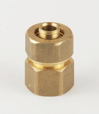 China Antiwear Flare Male Female Straight Brass Water Pipe Fittings Medium Temperature for sale
