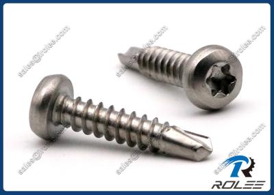 China 304/316/410 Stainless Steel Torx Star Drive Pan Head Self Drilling Screws for sale