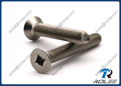 China 304/316/410 Stainless Square Countersunk Head Trilobular Thread Forming Screws for sale