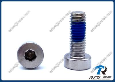China Nylon Patch Self Locking Screw, Low Profile Socket Cap Head, Stainless 304/316 for sale