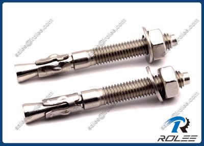 China 316 Stainless Steel Stud Wedge Anchor Bolt for Concrete for sale