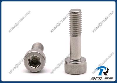 China 304/316/18-8/A2 Stainless Steel Knurled Socket Head Cap Screws, Half Thread for sale