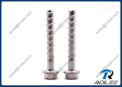 China Rupert Plated 410 Stainless Steel Heavy Duty Self-tapping Concrete Screws for sale