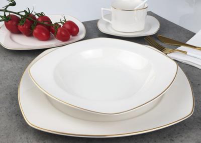 China Real Gold Line Southwestern Dinnerware Sets Eco - Friendly Hand Painted for sale