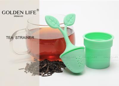 China Té Infuser, vida útil larga del silicón de las teteras de las tazas de las tazas de té del grano de las hojas intercambiables en venta