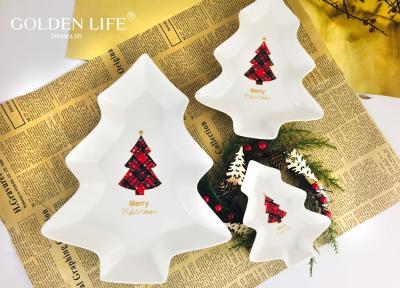 China Holiday X`mas Tree Perfect For Seeds Nuts And Dry Fruits Plates Bowl Dish Plate Tableware Breakfast Tray Kitchen Home Su for sale