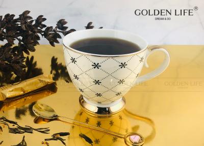 Chine Tasses de café faites sur commande de nouvelle porcelaine tendre de tasse de conception de la mode 470CC pour le cadeau à vendre