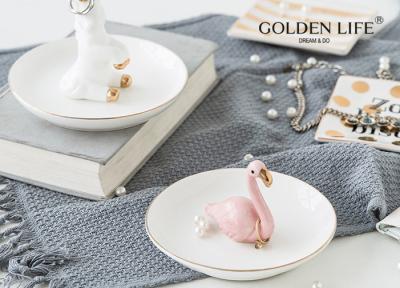 Китай Блюдо ювелирных изделий творческого оформления фламинго керамическое для удержания небольших ювелирных изделий продается